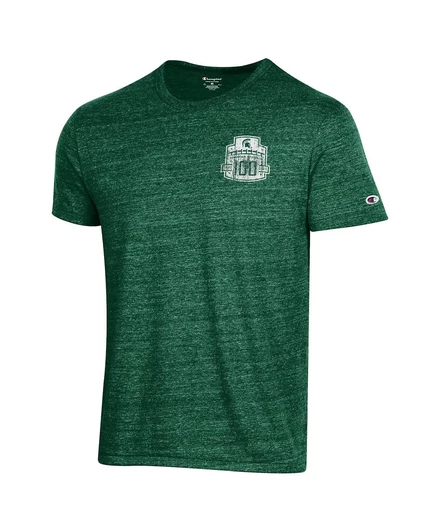 Чемпионская мужская зеленая футболка Michigan State Spartans, посвященная 100-летию Спартанского стадиона green
