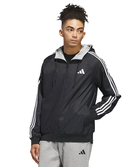 Мужская куртка Adidas Balance двусторонняя, черная