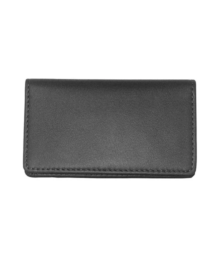 Мужская кожаная визитница Royce New York Slim, черная