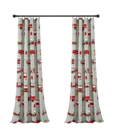 Детские шторы Lush Decor Fire Truck, 132×213 см