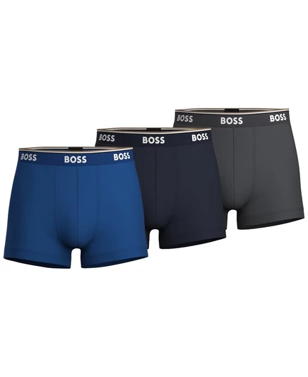 Мужские трусы-боксеры Hugo Boss 3 шт., синие