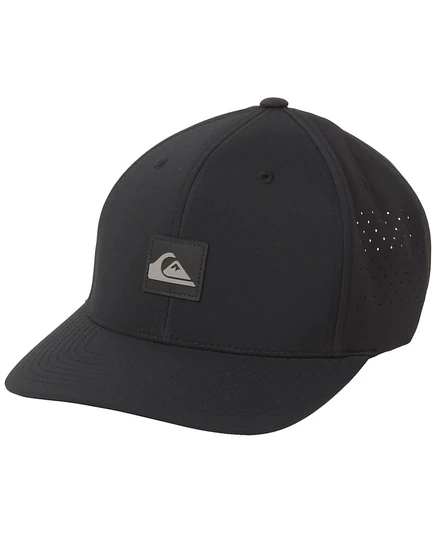 Мужская пляжная шляпа Quiksilver с нашивкой на голове и логотипом, черная