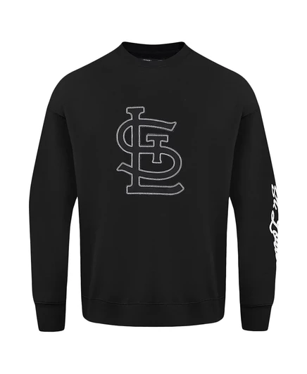 Мужской черный пуловер Pro Standard от St. Louis Cardinals Paint The City black