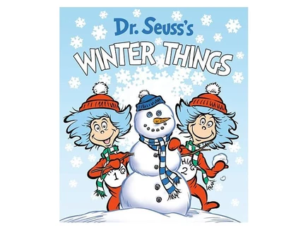 Книга Dr. Seuss Winter Things, картонная, белая