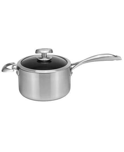 Ковш с крышкой Scanpan алюминиевый 3,8 л, серебристый