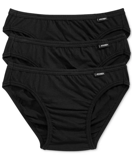 Мужские бикини Jockey Elance, 3 шт., черные