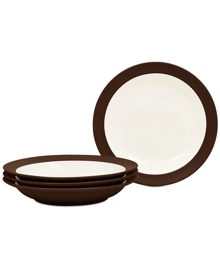 Набор тарелок Noritake Colorwave, 4 шт., 800 мл, шоколадные