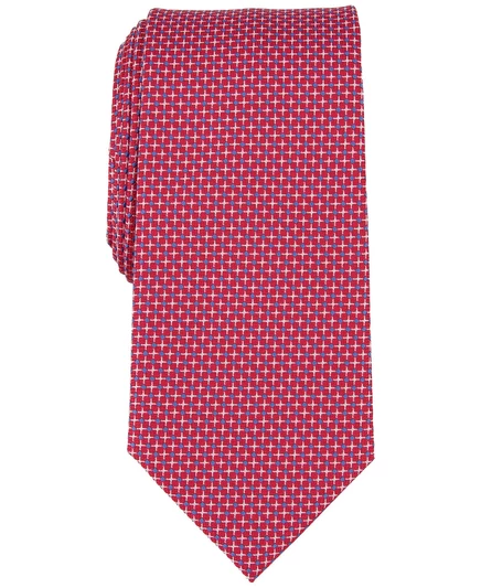  Мужской галстук Rhea Mini-Geo red