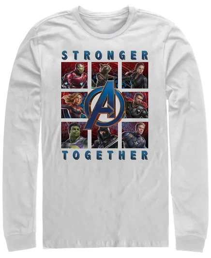 Мужской лонгслив Fifth Sun Avengers Endgame, белый