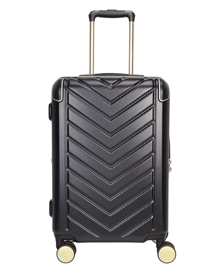 Жесткий чемодан Kenneth Cole Reaction Lexington 20 дюймов расширяемый, черный
