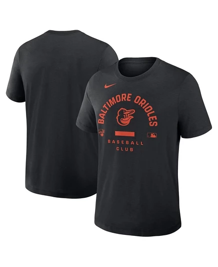 Мужская футболка Nike Orioles Dri-FIT, чёрная
