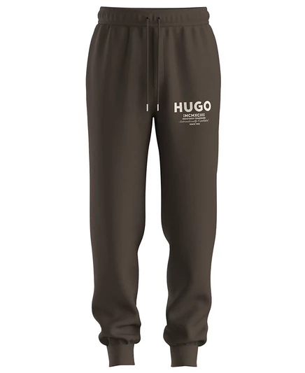 Мужские брюки Hugo Boss Nevez на кулиске, коричневые