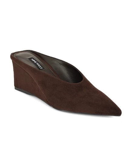Женские мюли Nine West Lanah на танкетке, кофейные