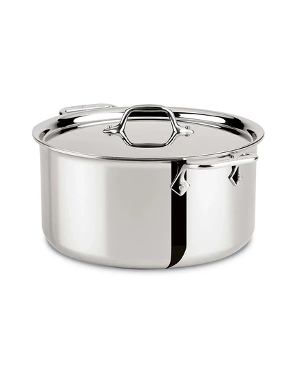 Кастрюля All-Clad 7,6 л из нержавеющей стали с крышкой
