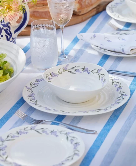 Набор посуды Portmeirion Sophie Conran Lavandula из 12 предметов, сервиз на 4 персоны white