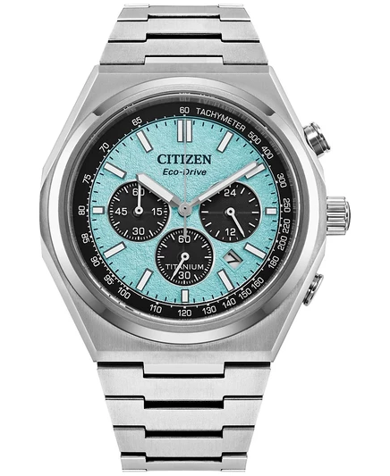 Мужские часы Citizen Zenshin Chronograph Eco-Drive, 43 мм