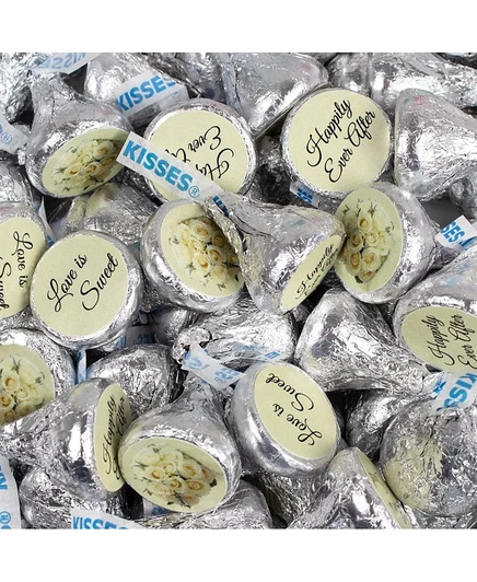 Конфеты Just Candy Hershey's Kisses молочный шоколад, 90 шт