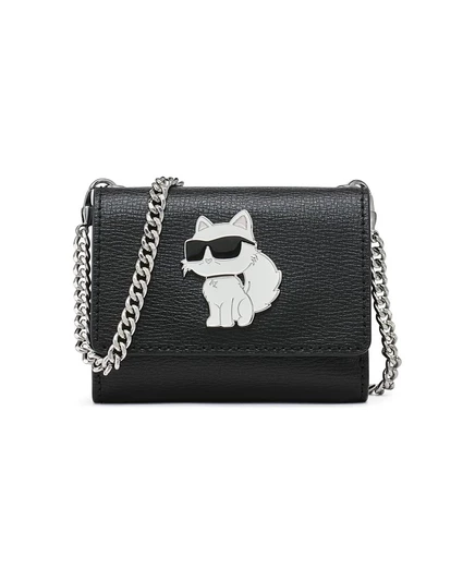 Женский кошелек Karl Lagerfeld Paris на цепочке, черный