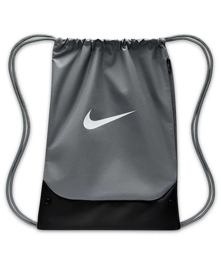 Мужская сумка Nike Brasilia на шнурке серого цвета