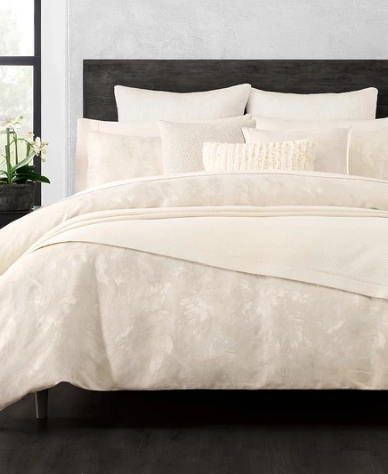 Пододеяльник Donna Karan Home Illusion дышащий, Full/Queen, слоновая кость