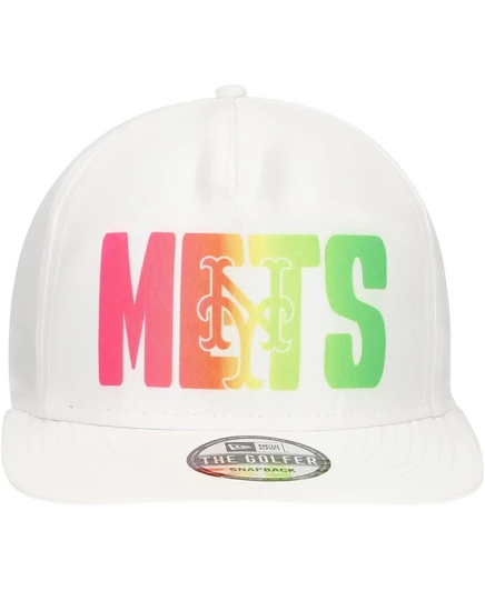 Мужская регулируемая кепка New Era New York Mets, белая