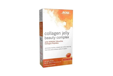 БАД NOW Foods Collagen Jelly Beauty Complex, 200 г, апельсин