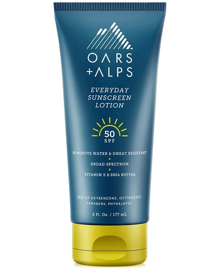 Классический солнцезащитный лосьон Oarles + Alps SPF 50 на каждый день, 6 унций, без цвета
