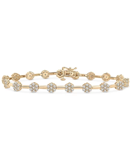 Браслет Wrapped In Love с бриллиантами 2 карат, 14k, золотой
