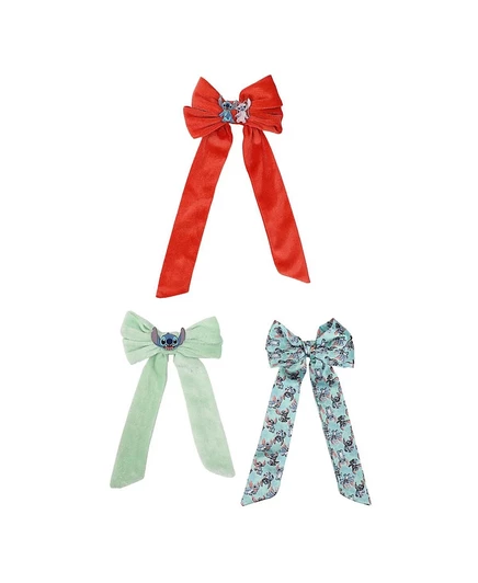 Набор зажимов для банта Disney Stitch и Angel из 3 частей.