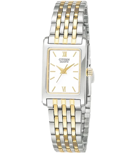Женские часы Citizen EJ5854-56A, двухцветный браслет 18 мм