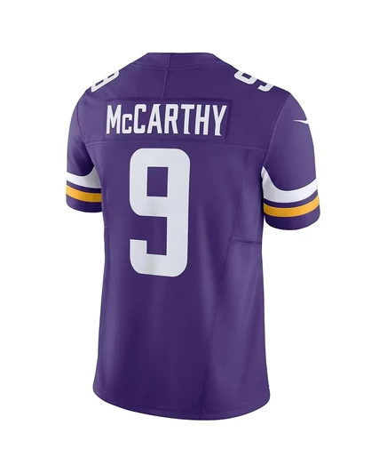 Мужская футболка Nike J.J. McCarthy фиолетового цвета Minnesota Vikings Vapor F.U.S.E. Limited purple