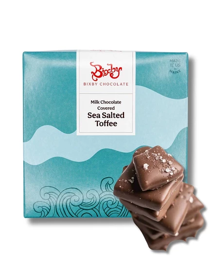 Набор Bixby Chocolate молочное тоффи с морской солью, 454 г