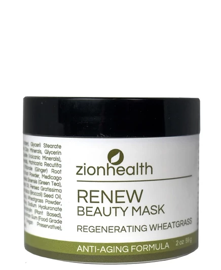 Маска для лица Zion Health Adama Renew с пыреем, 57 г