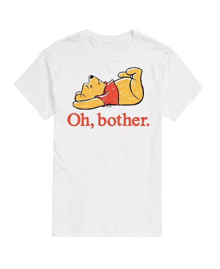 Гибридная одежда Мужская футболка с коротким рукавом Winnie the Pooh white