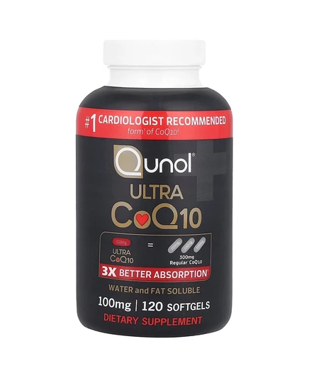 Коэнзим Q10 Qunol Ultra 100 мг, 120 мягких капсул