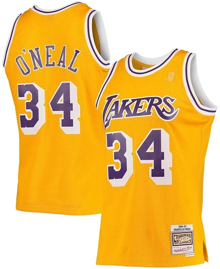 Мужской джерси Mitchell & Ness O'Neal 96–97, золотистый