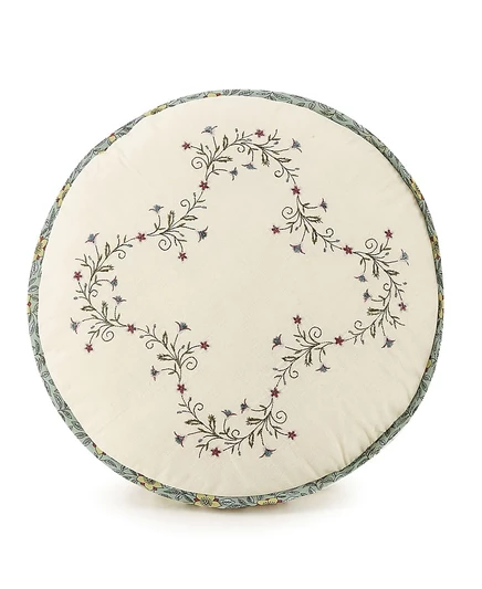 Декоративная подушка Modern Heirloom Olivia 14″ круглая, зеленая