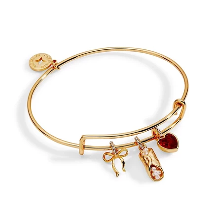 Женский браслет Alex and Ani Cannoli Be You, золотистый