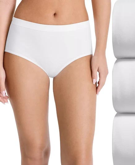  Женское нижнее белье из 3-х частей. Короткое нижнее белье без швов 4431 white
