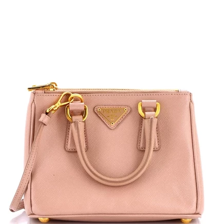 Женская сумка Pre-Owned Prada Mini Galleria, розовая
