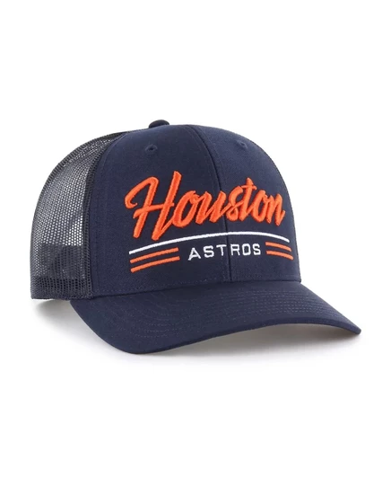 Брендовая мужская темно-синяя шляпа дальнобойщика Houston Astros Garner с регулируемой длиной 47-го года выпуска navy