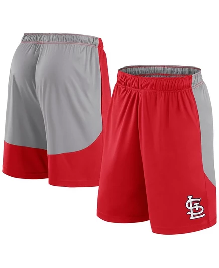Мужские шорты Fanatics Go Hard St. Louis Cardinals, красно-серые