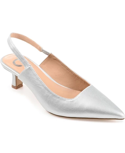 Женские туфли Journee Collection Paulina, серебристые