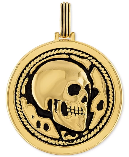 Мужская подвеска Esquire из серебра с позолотой 14k, золотая
