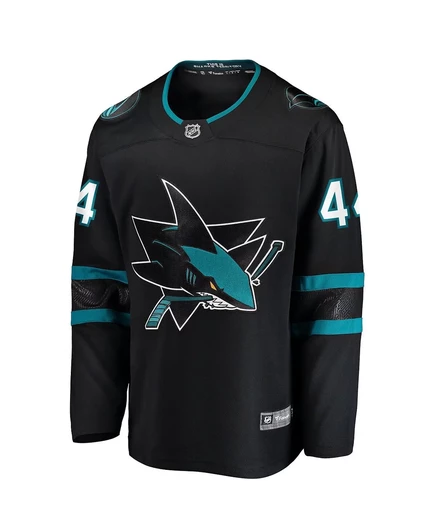 Мужское джерси Fanatics Vlasic San Jose Sharks, черная