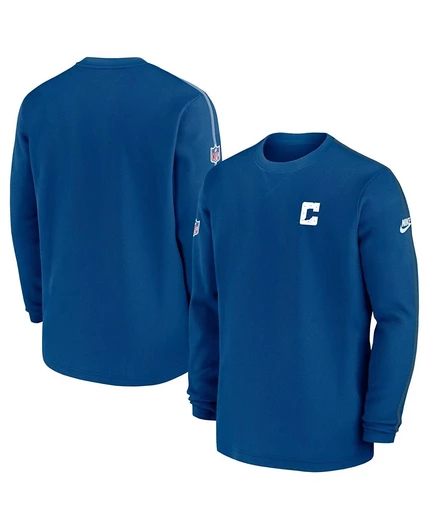 Мужская футболка Nike Indianapolis Colts с длинным рукавом, синяя