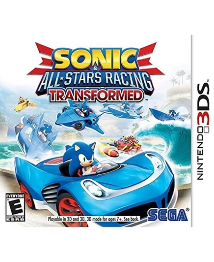 Видеоигра Nintendo Sonic All-Stars Racing для 3DS, белая