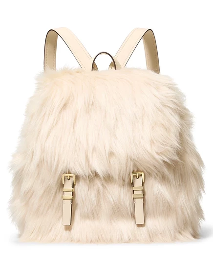 Женский рюкзак Michael Kors Quinn Small Flap, песочно-бежевый