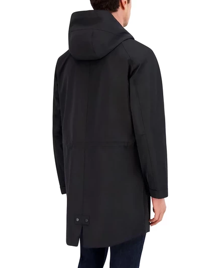 Мужское переходное пальто Vince Camuto Luxe Twill, черное