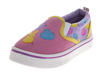 Детские кеды Peeps из канваса, розовые